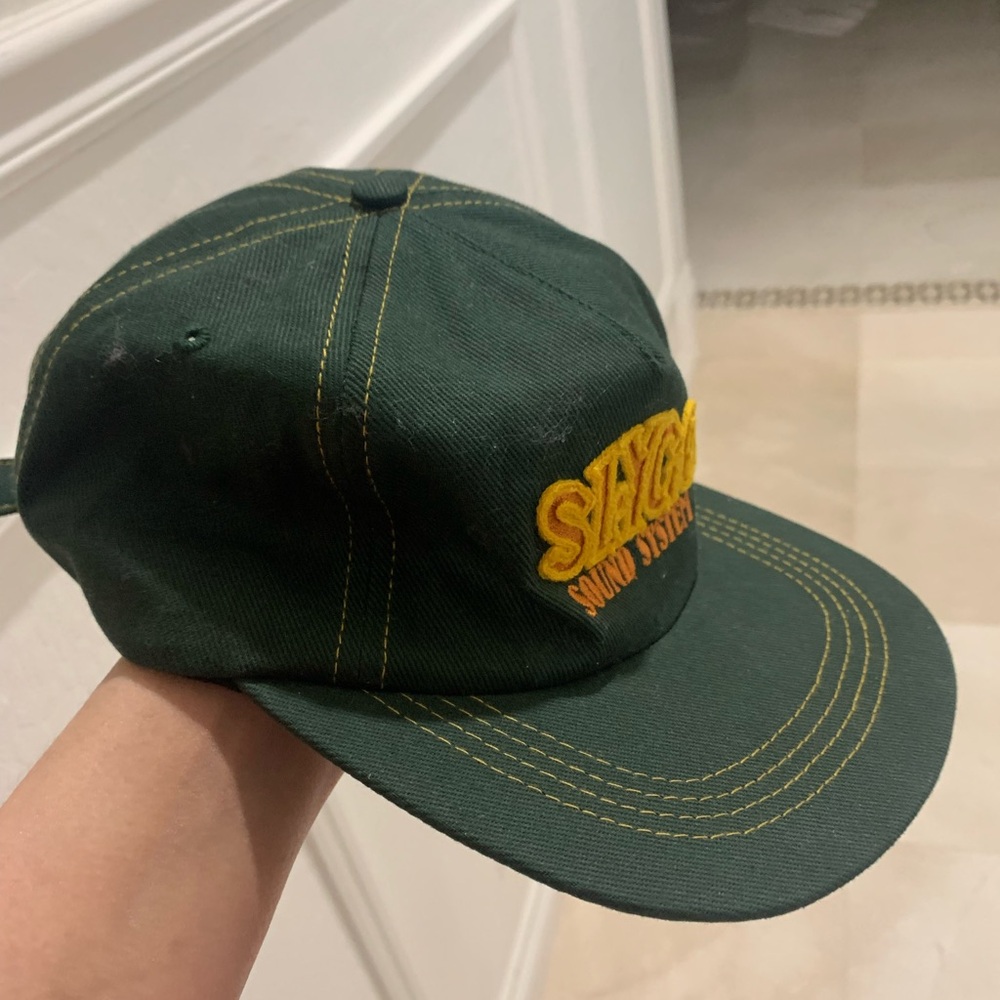 NICHOLAS Black and Green Cap